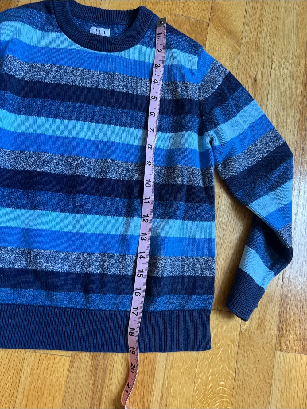 GAP Blue Striped Sweater Kids M and Blue Corduroy size 9-10 L.O.G.G. Pants - Picture 8 of 10